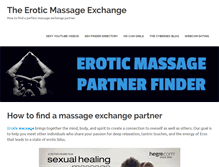 Tablet Screenshot of eroticmassagestudio.com